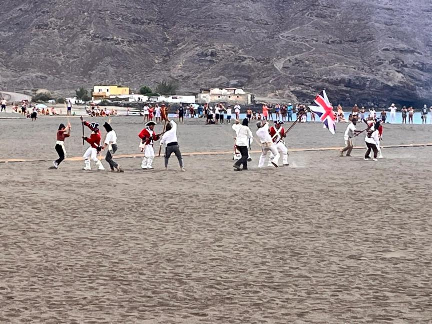 LAS ESCUELAS DE PALO CANARIO DE FUERTEVENTURA REMEMORAN LA BATALLA CONTRA LOS INGLESES&nbsp;(1740)
